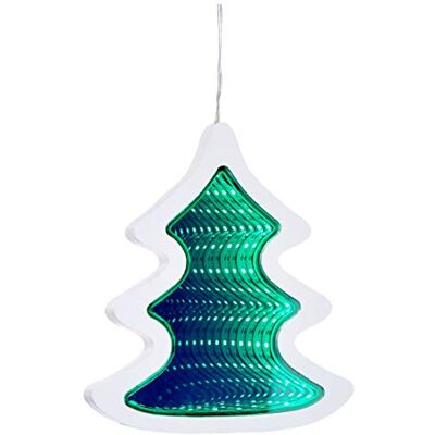 FBright Houten boom 3D-effect, wit, hoogte 33 cm FBright Houten boom 3D-effect, wit, hoogte 33 cm