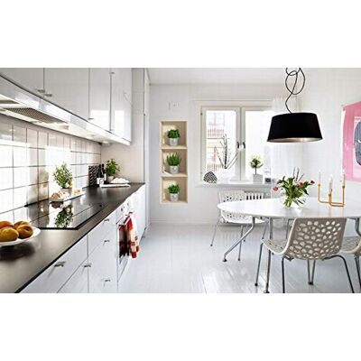 Ambiance Sticker 3D-stickers, wandstickers met gras, muurstickers voor kinderkamer en volwassenen, 3D-wandsticker, wanddecoratie voor woonkamer, muursticker met tromppe het oog, 30 x 90 cm Ambiance Sticker 3D-stickers, wandstickers met gras, muurstickers voor kinderkamer en volwassenen, 3D-wandsticker, wanddecoratie voor woonkamer, muursticker met tromppe het oog, 30 x 90 cm