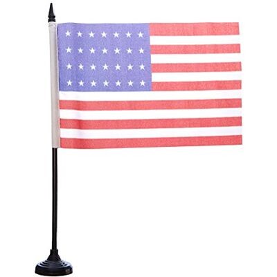 AZ - US-vlag 1846-1847 - 28 Sterren - 21x14cm - Vlag AZ - US-vlag 1846-1847 - 28 Sterren - 21x14cm - Vlag