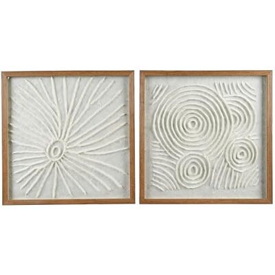 Decoris White Paper Wall Decor Lengte, 40cm Breedte en 2cm Hoogte, One Size Decoris White Paper Wall Decor Lengte, 40cm Breedte en 2cm Hoogte, One Size