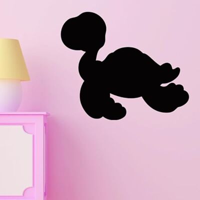 AMBIANCE STICKER - Schildpad Silhouet Wanddecoratie van Leisteen AMBIANCE STICKER - Schildpad Silhouet Wanddecoratie van Leisteen