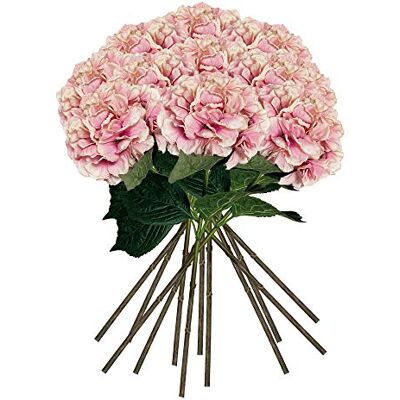 Wellhome Hortensiastelen Set - 12 stuks 88cm Roze Wellhome Hortensiastelen Set - 12 stuks 88cm Roze