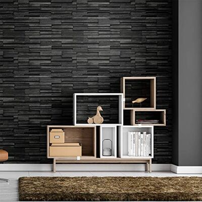 Ambiance Stickervel - Antraciet Wandsticker zelfklevend voor badkamer en keuken Ambiance Stickervel - Antraciet Wandsticker zelfklevend voor badkamer en keuken