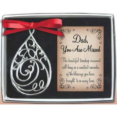 ART Papa Teardrop (Abbey & CA Gift) Memorial Ornament (TDO102) ART Papa Teardrop (Abbey & CA Gift) Memorial Ornament (TDO102)