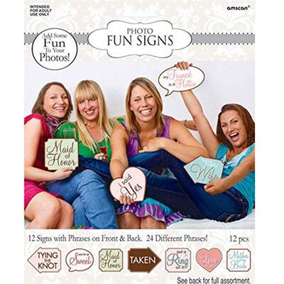 amscan GAME BRIDAL SHOWER SIGNS amscan GAME BRIDAL SHOWER SIGNS