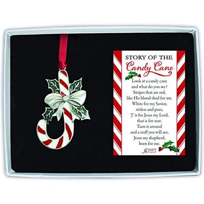 ART Candy Cane Ornament, Veelkleurig, One Size ART Candy Cane Ornament, Veelkleurig, One Size