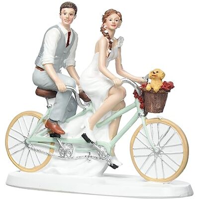 dekora Bruidspaar figuur voor bruidstaart Hars decoratie 16 x 18 cm – Taartdecoratie voor bruiloft en jubileum – Origineel, gedetailleerd design – Voet geschikt voor voedselcontact dekora Bruidspaar figuur voor bruidstaart Hars decoratie 16 x 18 cm – Taartdecoratie voor bruiloft en jubileum – Origineel, gedetailleerd design – Voet geschikt voor voedselcontact