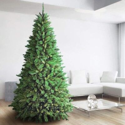 BAKAJI Super dichte kerstboom (TF), groen, milieuvriendelijk pvc, kruisbasis van ijzer, takken met haken, anti-valnaalden, zeer dicht (210 cm, 1038 takken)) BAKAJI Super dichte kerstboom (TF), groen, milieuvriendelijk pvc, kruisbasis van ijzer, takken met haken, anti-valnaalden, zeer dicht (210 cm, 1038 takken))