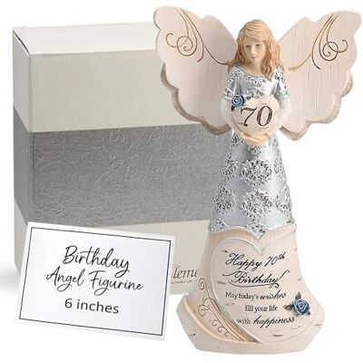 Pavilion Gift Company 82416 Elementen Engelen Gelukwens 70e Verjaardag - Figuren Pavilion Gift Company 82416 Elementen Engelen Gelukwens 70e Verjaardag - Figuren