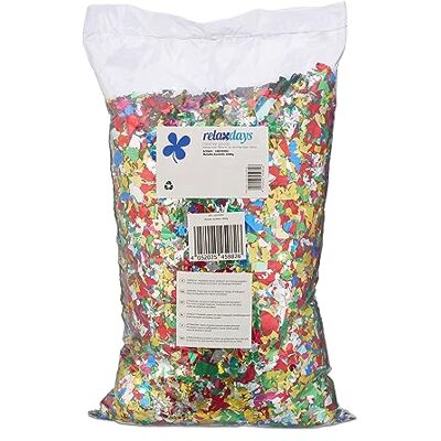 Relaxdays Confetti - Metallic Kleurige Feestversiering Relaxdays Confetti - Metallic Kleurige Feestversiering