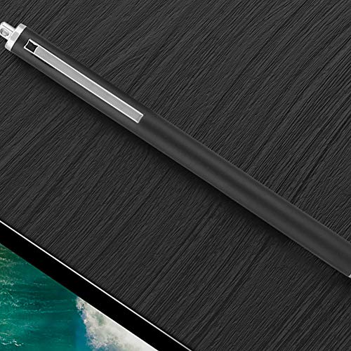 Jectse Stylus Stylus Pen Cloth Head Stylus voor smartphones en tablets 14 cm / 5,5 inch, gemakkelijk mee te nemen (zwart)