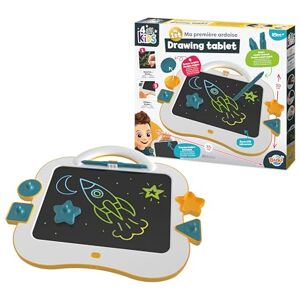 Buki France Mijn eerste schrijftablet – LCD-tablet voor kinderen vanaf 18 maanden – Kleurrijk scherm 35x30 cm met ergonomische stylus met dubbele punt en 4 siliconen stempels – Wisbaar en draagbaar met handvat Buki France Mijn eerste schrijftablet – LCD-tablet voor kinderen vanaf 18 maanden – Kleurrijk scherm 35x30 cm met ergonomische stylus met dubbele punt en 4 siliconen stempels – Wisbaar en draagbaar met handvat