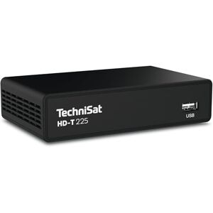TechniSat HD-T 225 Compacte DVB T2 HD-ontvanger, HDTV, HEVC H265, USB-mediaspeler, HDMI en SCART, 12 V geschikt, EPG, led-statusweergave, afstandsbediening, zwart TechniSat HD-T 225 Compacte DVB T2 HD-ontvanger, HDTV, HEVC H265, USB-mediaspeler, HDMI en SCART, 12 V geschikt, EPG, led-statusweergave, afstandsbediening, zwart