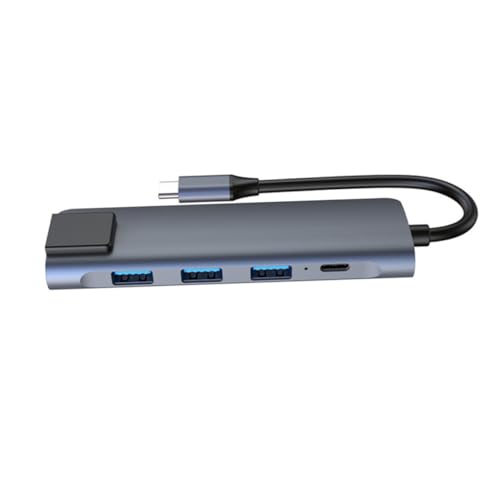 Gadpiparty typec5 in één dockingstation Type-C-dockingstation multi-poort adapter docking station dockingstation voor laptops USB kopvoorn dockingstation type-c In rekening brengen middelpunt