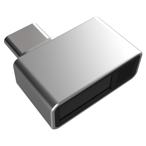 SETLNORA Windows Vingerafdruklezer voor Win10/11, Type C/USB C, 360° BioMetric Touch, snelle veilige aanmelding met versleutelingsdocumenten, duurzaam