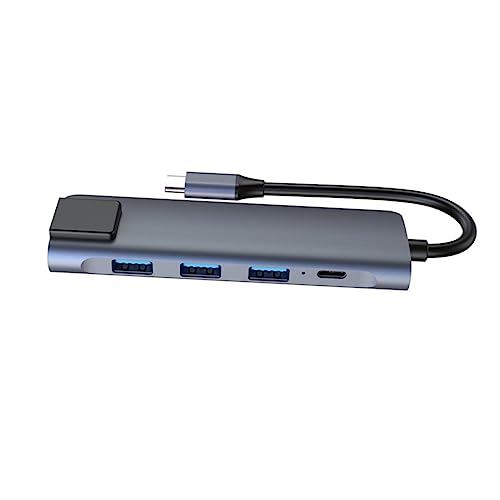 UKCOCO Typec5 in Één Dockingstation Universeel Usb C-dockingstation Usb Laptop Docking Station Type-c Naaf Usb-c Docking Station Dockingstation Voor Laptops Verbinder In Rekening Brengen