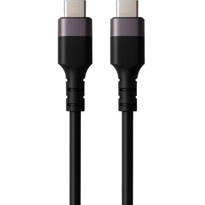 Ewent USB-C naar USB-C 3.2 Gen2x1 Kabel, 2 m, van PVC, Zwart – Snelladen 60 W (20 V/3 A) en Gegevensoverdracht 10 Gbps, Vertind Koper AWG24, voor USB-C Apparaten/Smartphone/Tablet/Laptop Ewent USB-C naar USB-C 3.2 Gen2x1 Kabel, 2 m, van PVC, Zwart – Snelladen 60 W (20 V/3 A) en Gegevensoverdracht 10 Gbps, Vertind Koper AWG24, voor USB-C Apparaten/Smartphone/Tablet/Laptop