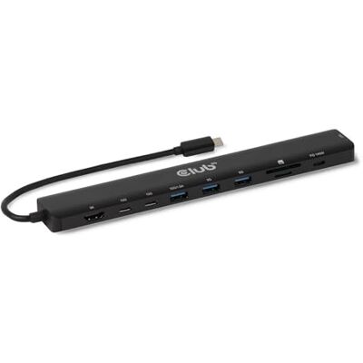 Club 3D Draagbare docking USB-C ->2xUSB-C/3xUSB-A/HDMI/SD 140W Retail Club 3D Draagbare docking USB-C ->2xUSB-C/3xUSB-A/HDMI/SD 140W Retail