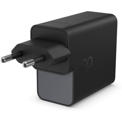 HP GaN USB-C-oplader, 100 W, compact en licht, PD 3.0, adaptief opladen, 2 m USB-C-kabel, overspannings- en oververhittingsbeveiliging, voor USB-C-laptops, tablets, smartphones, afneembare reisstekker HP GaN USB-C-oplader, 100 W, compact en licht, PD 3.0, adaptief opladen, 2 m USB-C-kabel, overspannings- en oververhittingsbeveiliging, voor USB-C-laptops, tablets, smartphones, afneembare reisstekker