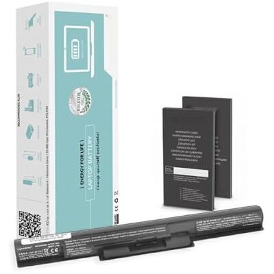Velocraze Accu Accu met 14,8 V en 2200 mAh, compatibel met laptops, ideaal als energievervanging in Sony-modellen. Velocraze Accu Accu met 14,8 V en 2200 mAh, compatibel met laptops, ideaal als energievervanging in Sony-modellen.