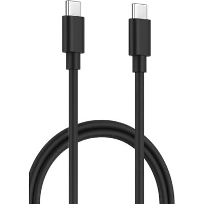 Ewent USB-C naar USB-C Kabel 1m Zwart – PD 60 W (20V/3A) + gegevensoverdracht 480 Mbps,PVC-Afscherming Gevlochten, Snelladen voor Apple, Android, Samsung, Smartphone, Tablet, Laptop en USB-C apparaten Ewent USB-C naar USB-C Kabel 1m Zwart – PD 60 W (20V/3A) + gegevensoverdracht 480 Mbps,PVC-Afscherming Gevlochten, Snelladen voor Apple, Android, Samsung, Smartphone, Tablet, Laptop en USB-C apparaten