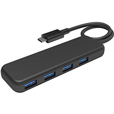 KabelDirekt – USB-hub & adapter Slim-design, voor meerdere aansluitingen op pc/notebook/tablet/smartphone, MacBook-compatibel, SuperSpeed met 5Gbit/s, zwart KabelDirekt – USB-hub & adapter Slim-design, voor meerdere aansluitingen op pc/notebook/tablet/smartphone, MacBook-compatibel, SuperSpeed met 5Gbit/s, zwart