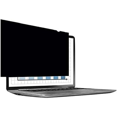 Fellowes PrivaScreen Black-out privacy filter voor laptops, 15.6 inch 16:9 breedbeeld ratio, Eenvoudig te bevestigen, Zwart Fellowes PrivaScreen Black-out privacy filter voor laptops, 15.6 inch 16:9 breedbeeld ratio, Eenvoudig te bevestigen, Zwart