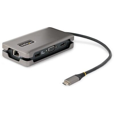 StarTech USB-C Mini Dock, 4K HDMI of 1080p VGA, 10Gbps, 100W, GbE, Kabel StarTech USB-C Mini Dock, 4K HDMI of 1080p VGA, 10Gbps, 100W, GbE, Kabel