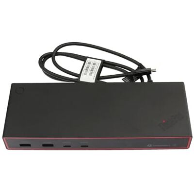 Lenovo ThinkPad Smart Dock 7500 Gen 2 Dockingstation Thunderbolt 4 HDMI, DP, Thunderbolt 4-2.5GbE 135 watt Lenovo ThinkPad Smart Dock 7500 Gen 2 Dockingstation Thunderbolt 4 HDMI, DP, Thunderbolt 4-2.5GbE 135 watt