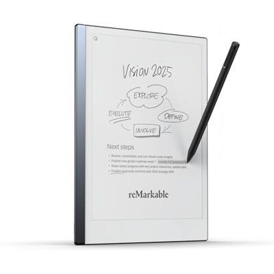 reMarkable Essentials Bundel 2 E-Ink Tablet 10,3" Zwart-Wit Display + Marker Plus Pen met Geïntegreerde Gum reMarkable Essentials Bundel 2 E-Ink Tablet 10,3" Zwart-Wit Display + Marker Plus Pen met Geïntegreerde Gum