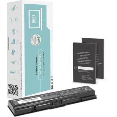 Watio Wave Compatibele laptopaccu, 10,8 V, 4400 mAh, ideaal als vervanging voor Toshiba-apparaten, hoge capaciteit en duurzaamheid. Watio Wave Compatibele laptopaccu, 10,8 V, 4400 mAh, ideaal als vervanging voor Toshiba-apparaten, hoge capaciteit en duurzaamheid.