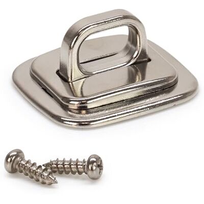 Waytex Verankeringspunt voor kabelslot laptop, pc, smartphone, tablet, robuuste verankeringspunt met ring van verchroomd staal Waytex Verankeringspunt voor kabelslot laptop, pc, smartphone, tablet, robuuste verankeringspunt met ring van verchroomd staal