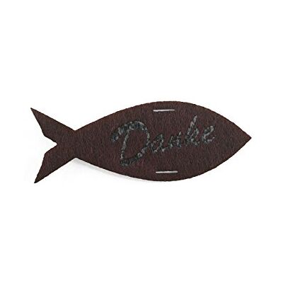 Petra's Bastel News Petra's knutsel-News A-KFF3980-29 15 x vis, 80 mm met,"Danke", gegraveerd, vilt/bordeaux Petra's Bastel News Petra's knutsel-News A-KFF3980-29 15 x vis, 80 mm met,"Danke", gegraveerd, vilt/bordeaux