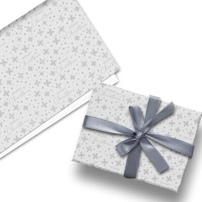 Glick Luxe Kerst Gevouwen Wrap (3 Vellen) Sneeuwbank Kerst Inpakpapier Glick Luxe Kerst Gevouwen Wrap (3 Vellen) Sneeuwbank Kerst Inpakpapier