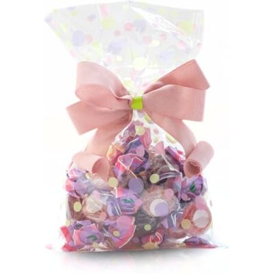 Italpak Transparante Uitdeelzakjes, Cellofaan Plastic Traktatie Kado Zakjes, Snoepzakjes, Traktatiezakjes Geboorte, Verjaardag, Bruiloft, Kleur Lila, Roze en Lichtgroen, 50 stuks, 15x25 cm Italpak Transparante Uitdeelzakjes, Cellofaan Plastic Traktatie Kado Zakjes, Snoepzakjes, Traktatiezakjes Geboorte, Verjaardag, Bruiloft, Kleur Lila, Roze en Lichtgroen, 50 stuks, 15x25 cm