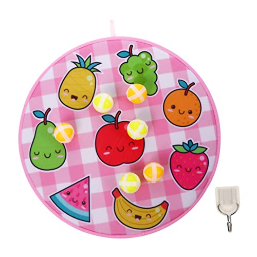 Sosoport Speelgoed- 1 Set Sticky Dartbord Speelgoed Dartbord Cadeau Dartbord Met Bal Dubbelzijdig Dartbord Interactief Dartbord Baby Dartbord Dartbordspel Plastic Dribbelen Kind