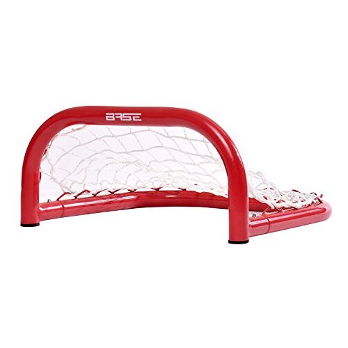 Base Streethockey Skill Goal 33 x 36 x 18 cm, outdoorpoort voor hockeyballen en pucks, streethockey-training, rood-wit