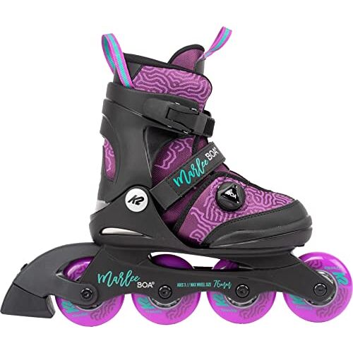 K2 MARLEE BOA 30G0186 Inlineskates, voor meisjes, in grootte verstelbare inlineskates, paars, blauw