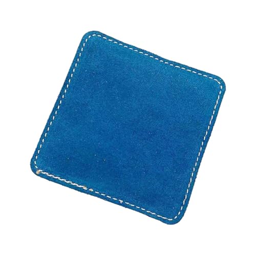 Harilla Biljartkeu Handdoek Biljart Accessoires Biljartkeu Polijsten Tool Pu Draagbare Comfortabele 9.5 Cm X 9.5 Cm Pool Cue schone Handdoek, Blauw