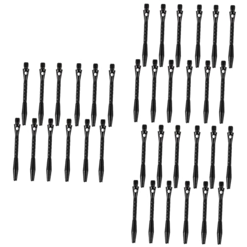 Sosoport 36 Stuks Dart schacht pijltjes met naaldpunt nylon dartschachten carbon pijlschachten gift darts accessoires medium pijlschacht dartspel schacht Metaal set stok aluminium profiel