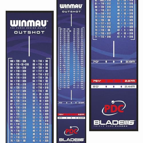 WINMAU Outshot Zacht Aanvoelende Dartmat