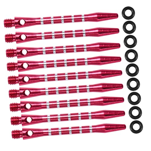 YARNOW 20 Stuks Dartvluchten En Schachten Dartschachten 6 Stuks Neon Dart Vluchten Dart Schachten Stalen Tip Dart-accessoires Schachten Voor Dartaccessoires Aluminium Profiel Legering