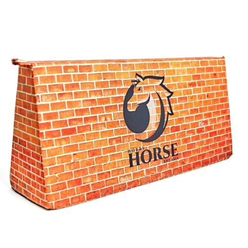 KHT ARIA SHOP Hobby Horse   Steekpaard hindernis   hindernis voor stick paard   Baksteenpatroon (schuimhindernis)