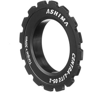 Ashima Threaded Ferrule CENTER LOCK Ultralight in Aluminium Black Ashima Threaded Ferrule CENTER LOCK Ultralight in Aluminium Black