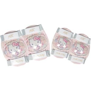 Tataway Hello Kitty beschermingskit voor meisjes, maat S, set van elleboog- en kniebeschermers voor fietsen, met harde schaal, binnenvoering en verstelbare elastische banden, CE EN14120-certificering Tataway Hello Kitty beschermingskit voor meisjes, maat S, set van elleboog- en kniebeschermers voor fietsen, met harde schaal, binnenvoering en verstelbare elastische banden, CE EN14120-certificering