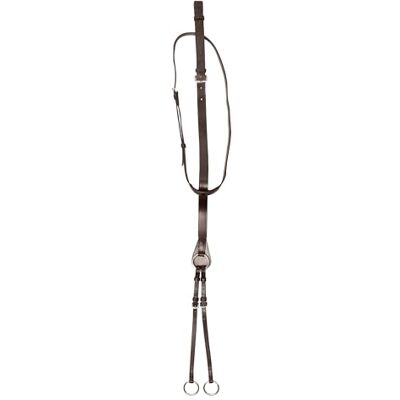 Imperial Riding Martingal IRH Core loopmartingaal van leer met verstelbare vork, bruin, Cob Imperial Riding Martingal IRH Core loopmartingaal van leer met verstelbare vork, bruin, Cob