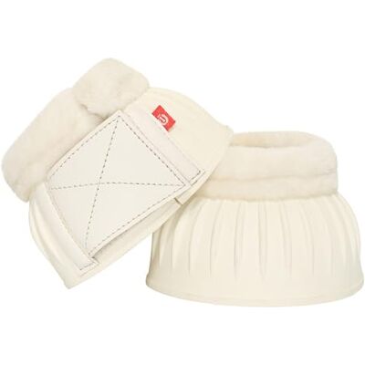 Imperial Riding Hoefklokken, IRH Bells van natuurlijk rubber, schokabsorberend en schuurvrij, met zachte rand, veilige klittenbandsluiting, robuuste paardenhoefklokken voor training, wit, XL Imperial Riding Hoefklokken, IRH Bells van natuurlijk rubber, schokabsorberend en schuurvrij, met zachte rand, veilige klittenbandsluiting, robuuste paardenhoefklokken voor training, wit, XL