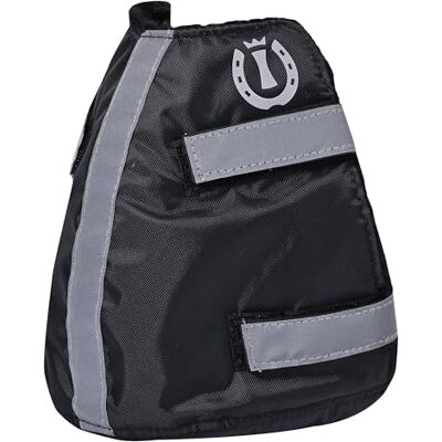 Imperial Riding IRH Luminous stijgbeugel-teenwarmers, reflecterende teenwarmers met led-voorbereiding, zwart, 1 maat Imperial Riding IRH Luminous stijgbeugel-teenwarmers, reflecterende teenwarmers met led-voorbereiding, zwart, 1 maat