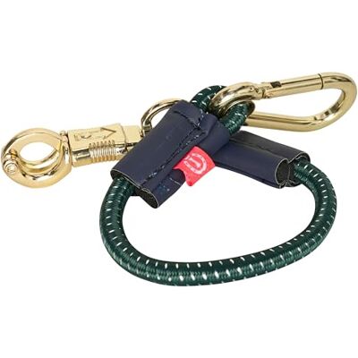 Imperial Riding Elastische aanhangerbinding, met paniekhaak en karabijnhaak, 40 cm, bosgroen Imperial Riding Elastische aanhangerbinding, met paniekhaak en karabijnhaak, 40 cm, bosgroen