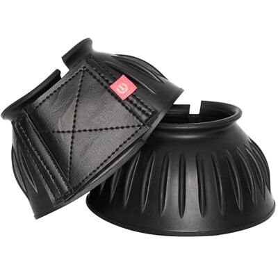 Imperial Riding Bells hoefbel, robuuste rubberen bell-boots, veilige klittenbandsluiting, schokabsorberend en waterafstotend, training & uitstapjes, klassiek design en betrouwbare bescherming, zwart Imperial Riding Bells hoefbel, robuuste rubberen bell-boots, veilige klittenbandsluiting, schokabsorberend en waterafstotend, training & uitstapjes, klassiek design en betrouwbare bescherming, zwart